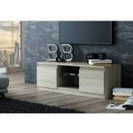 2-Door Cabinet TV Console Stand