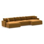 The Lounge 3-Piece Double Chaise Sectional Sofa is a Fatima Furniture exclusive.