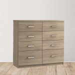 4 Door Cabinet with Night Stand and Chest