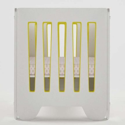 Fatima Furniture Crib Side Railing in Yellow colour