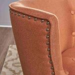Adelina Button Tufted Armless Fabric Chair