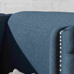 Alira Modern Tufted Fabric Arm Chair