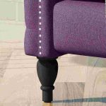 Alira Modern Tufted Fabric Arm Chair