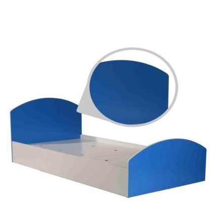 Aqua Splash Bed in White & Blue Finish
