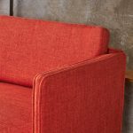 Augustus Mid-century Modern Fabric Chaise Sectional