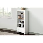 Book Rack with Drawer