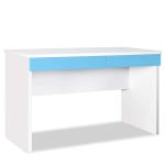 Boston Study & Laptop Table in Blue and White Color
