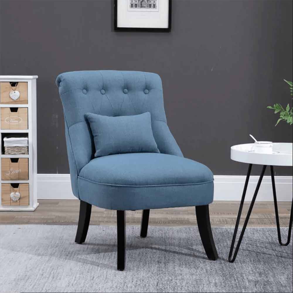 Button-Tufted-Chair-with-Cushion-1 Button Tufted Chair with Cushion