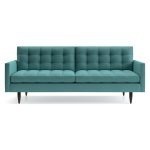 Button Tufted Petrie Midcentury Sofa