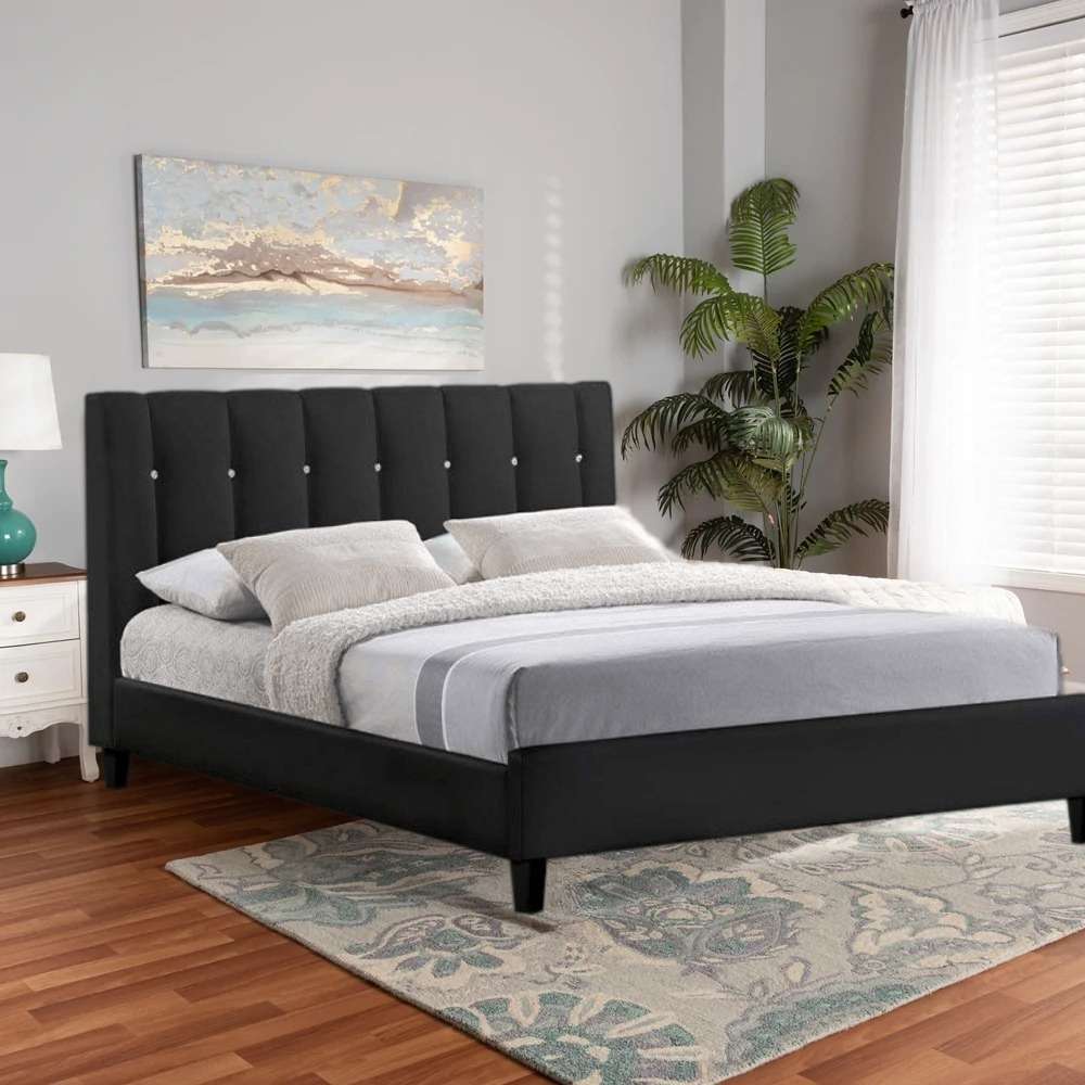 Button Tufted Vino Bed Button Tufted Modern Vino Bed