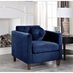 Carson Velvet Classic Arm Chair