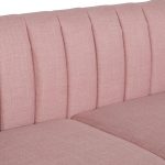 Contemporary Channel Stitched 3 Seater Sofa