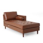 Contemporary Tufted Upholstered Chaise Sectional