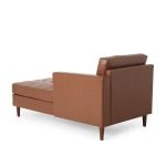 Contemporary Tufted Upholstered Chaise Sectional