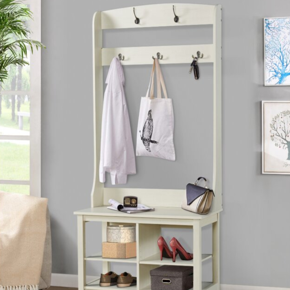 Edmonson Hall Tree with Bench and Shoe Storage Edmonson Hall Tree with Bench and Shoe Storage