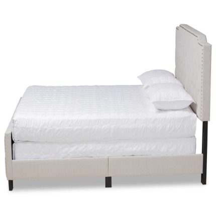 Enzers Upholstered Button-tufted Panel Bed