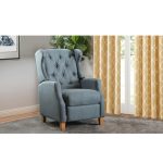 Fabric Tufted Club Chair