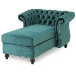 Fatima Tufted Rolled Arms Chaise Lounge