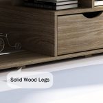 Floor Shelf Coffee Table with Storage