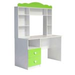 Friends Study Unit in White & Green Finish
