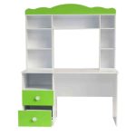 Friends Study Unit in White & Green Finish