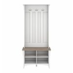 Haubert Hall Tree with Bench and Shoe Storage