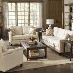 Hersfeld Ivory Fabric Sofa or Loveseat