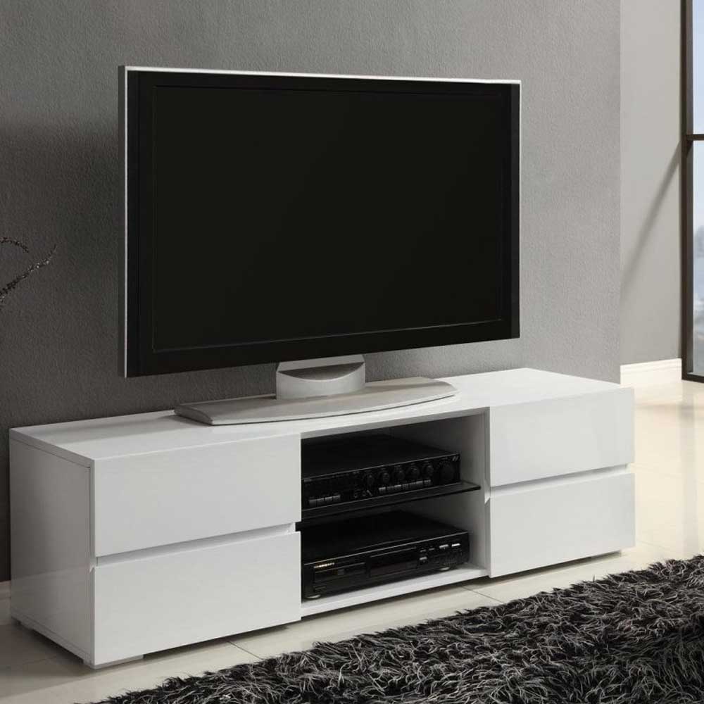 High-Gloss-White-TV-Stand-1 High Gloss White TV Stand