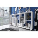 Horizontal Open Shelving Wall Unit