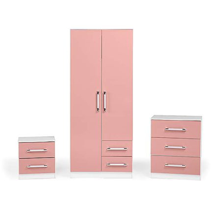 Jasper Pink Bedroom Set