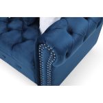 Jilian Velvet Left Hand Facing Sectional Sofa