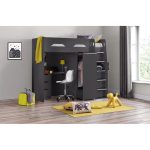 Home Bunk Beds Joachim Single High Sleeper Bed with Drawers and Shelves Starting From: 4,099.00 AED Starting From: 3,599.00 AED 1,599.00 AED 749.00 AED Joachim Single High Sleeper Bed with Drawers and Shelves