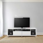 Julius Black Gloss TV Stand