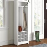 Hall Tree with Shoe Storage