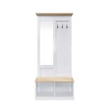 Lathasha Hall Tree with Bench and Shoe Storage