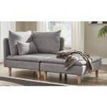 Madison Cream Velvet Twin Size Bed