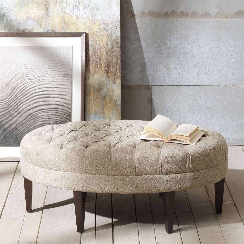 Madison Park Chase Surfboard Tufted Ottoman 1 Surfboard Tufted Ottoman