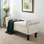 Milan Roll Arm Entryway Lounge Accent Bench