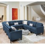 Modern 10-piece U-shaped Sectional Sofa