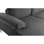 Modern XL Velvet Upholstery U-Shaped Sectional Sofa