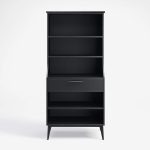 Olivier Black Bookcase by Fatima
