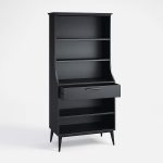 Olivier Black Bookcase by Fatima