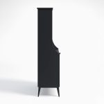 Olivier Black Bookcase by Fatima