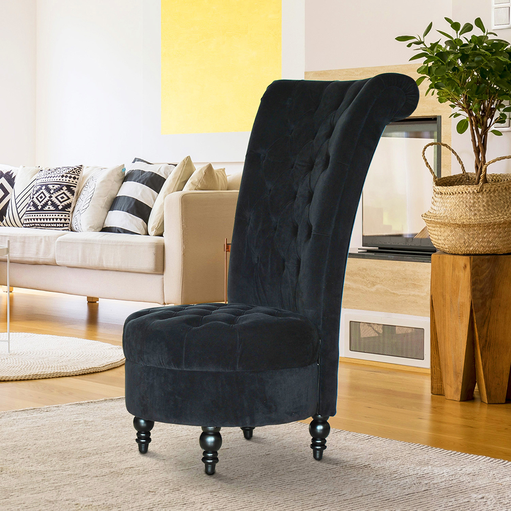 Orchid High Back Tufted Accent Chair Orchid High Back Tufted Accent Chair
