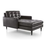 Petrie PVC Midcentury Chaise Lounge