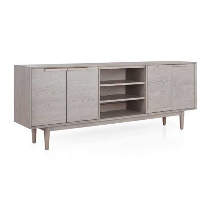Silver 80″ Media Console by Fatima