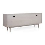 Silver 80″ Media Console by Fatima