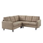 Rivers Khaki Velvet Sectional