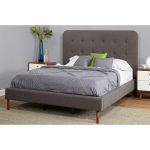 Simple Upholstered Tufted Bed