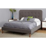 Simple Upholstered Tufted Bed